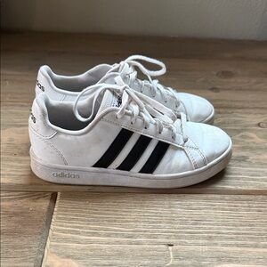 Adidas Classic White and Black Sneakers